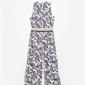 NWT loft floral print wide leg jumpsuit